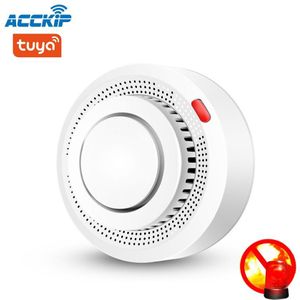Acckip Tuya Wifi Rookmelder Bescherming Rookmelder Rokerij Combinatie Fire Alarm Home Security System Brandweerlieden