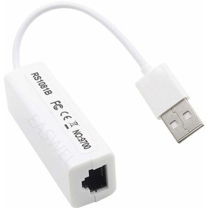 Usb 2.0 Naar RJ45 Netwerkkaart Lan Ethernet Adapter Voor Laptop Pc Nintendo Switch