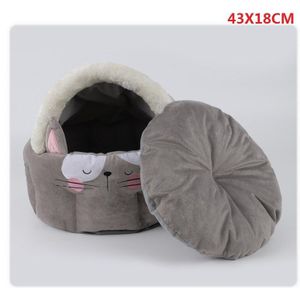 Kat Slapen Bed Dierbenodigdheden Winter Houdt Warm Cave Huis Slaapzak Mat Pad Tent Mooie Voor Katten