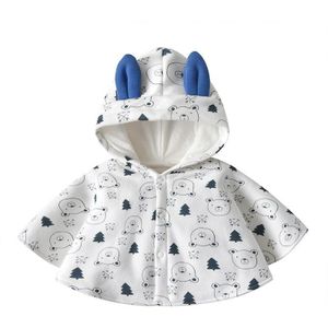 Kinderen Jas Herfst Winter Baby Cape Baby Uit Door Meisjes Sjaal Kinderen Handdoek Cape Fall Warme Baby Baby rompertjes Coral