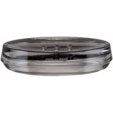 Sealskin Mood Zeepbakje, glas, 137 x 29 x 100 mm, grijs