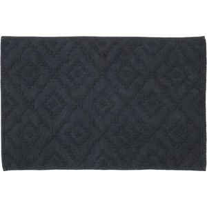 Sealskin -  Aztec Badmat 60x90 cm - Katoen -  Donkergrijs