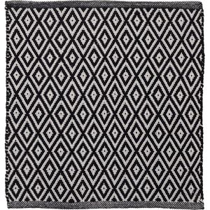 Sealskin -  Trellis Badmat 60x60 cm - Katoen -  Zwart