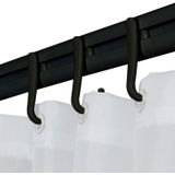 Sealskin Easy Roll douchegordijnstangset 90x90x90cm zwart