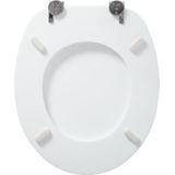 Tiger Oregon - WC bril met deksel - Toiletbril - MDF - Wit