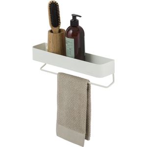 Sealskin Brix - Wandrek met handdoekrek - 35 cm - Wit