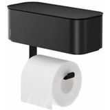 Tiger - 2-Store Toiletrolhouder - Zwart - Kunststof