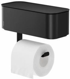 Tiger - 2-Store Toiletrolhouder - Zwart - Kunststof