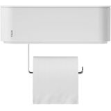 Tiger - 2-Store - Toiletrolhouder - Wit - Met Opbergbakje