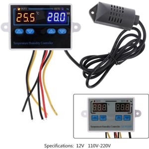 Digitale Thermostaat Vochtigheid Controller Ei Incubator 10A Directe Output Hygrometer Controle 12VDC 110 ~ 220VAC U1JE