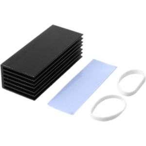 1Set Aluminium Heatsink Cooling Thermische Pad Cooling Radiator Cooler Voor Nvme M.2 Ssd Solid State Harde Schijf Schijf