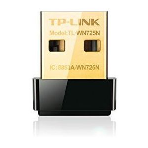 Wifi Adapter TP-LINK Nano TL-WN725N 150N Wps Usb Zwart