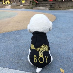 Winter Kleding Plus Fleece Hond Kat Kleding Teddy Bichon Pommeren Kleine Hond Huisdier Kleding Hoed Voeten Warm Patroon Materiaal Oorsprong