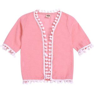 Baby Meisje Kleding Zomer Meisje Kwastje Blouse Anti-Uv Baby Peuter Kinderen Kleding