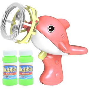 Bubble Gun Maker Automatische Dolphin Bubble Machine Cartoon Zomer Leisure Speelgoed Outdoor 100Ml Bellenblaas Buitenspeelgoed