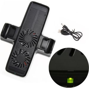 Koelventilator Met Dual Dock Stand Voor Xbox 360 Game Controller Game Accessoires Cooling Accessoires Systeem