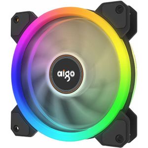 Aigo DR12 Pc Cooling Fan 120Mm Fan Rgb Fan Mute Ir Argb Wit Blad Cooler Master 120Mm Koeler koeling Voor Computer Fans