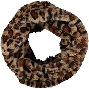 Sarlini Snood Fluffy Teddy Colsjaal Leopard Camel