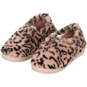 Apollo - Pantoffels - Panterprint - Roze