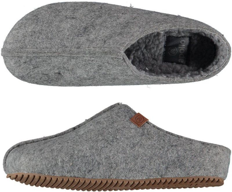 Apollo Dames Home Slipper / Pantoffel / Sloffen - Antraciet
