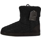 Apollo - Pantoffels - Antraciet - 100% Polyester - Kabelpatroon