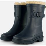 Xq Footwear - Kids Rubber Rain Boots - Blauw - Rubber - Fur