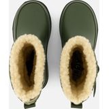 Xq Footwear - Kids Rubber Rain Boots Fur - Groen - Snowboots