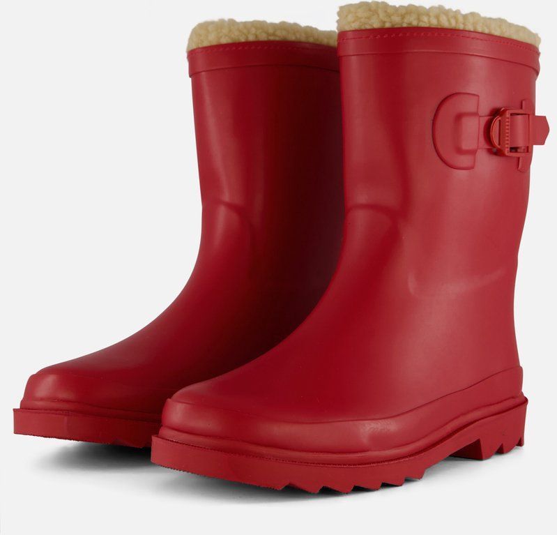 XQ Footwear Regenlaarzen rood Rubber