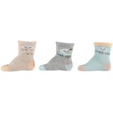 Apollo Baby Sokken - set van 6 Beige/Grijs/Blauw/Lichtblauw