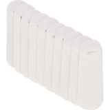 Apollo Dames / Heren Footies No Show Sokken Zwart 10-Pack - Maat 36/41