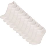 Apollo Dames / Heren Footies No Show Sokken Zwart 10-Pack - Maat 36/41