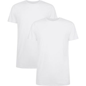 Apollo heren T-shirt Bamboe - Ronde Hals- 2-pack - Wit
