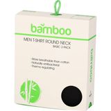 Apollo Ondershirt met Bamboe (set van 2) Zwart