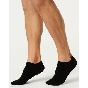 Apollo - Bamboe Sneaker Sokken - Zwart - 70% Bamboe, Hypoallergeen