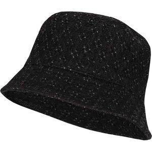 Sarlini - Bucket Hat - Vissershoedje - Hoed - Festival - Dames - Katoen - zwart