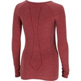 Xtreme Thermoshirt Dames - Merino Wol - Red Melange - Maat M