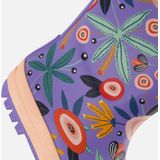 XQ Footwear Regenlaarzen paars Rubber