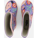 XQ Footwear Regenlaarzen paars Rubber