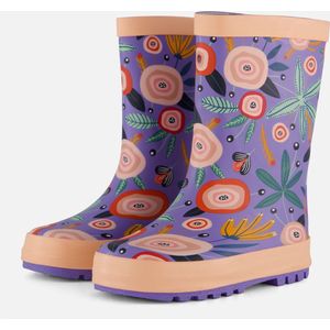 XQ Footwear Regenlaarzen paars Rubber