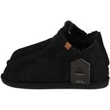 Apollo - Pantoffels - Zwart - Suède - Hoge Sloffen Heren