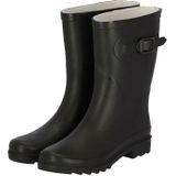 Xqboots Dames Regenlaars Riem Rubber Zwart - Laarzen - 42