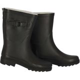 Xqboots Dames Regenlaars Riem Rubber Zwart - Laarzen - 42