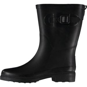 Xqboots Dames Regenlaars Riem Rubber Zwart - Laarzen - 41