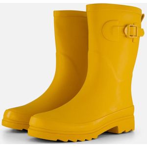 Xq Footwear Dames Regenlaars Riem Rubber Oker - Laarzen