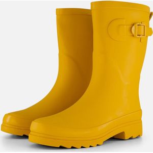 Xq Footwear Dames Regenlaars Riem Rubber Oker - Laarzen