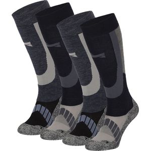 Skisokken Unisex - 4-Pack - Multi Navy - Maat 35/38
