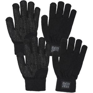 Heatkeeper handschoenen - set van 2 zwart