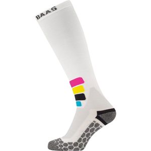 Poederbaas Skisokken Compressie Technical Pro Merino Wit