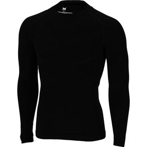 Xtreme Thermoshirt Heren - Merino Wol - Black Melange