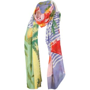 Sarlini sjaal met all-over print multi